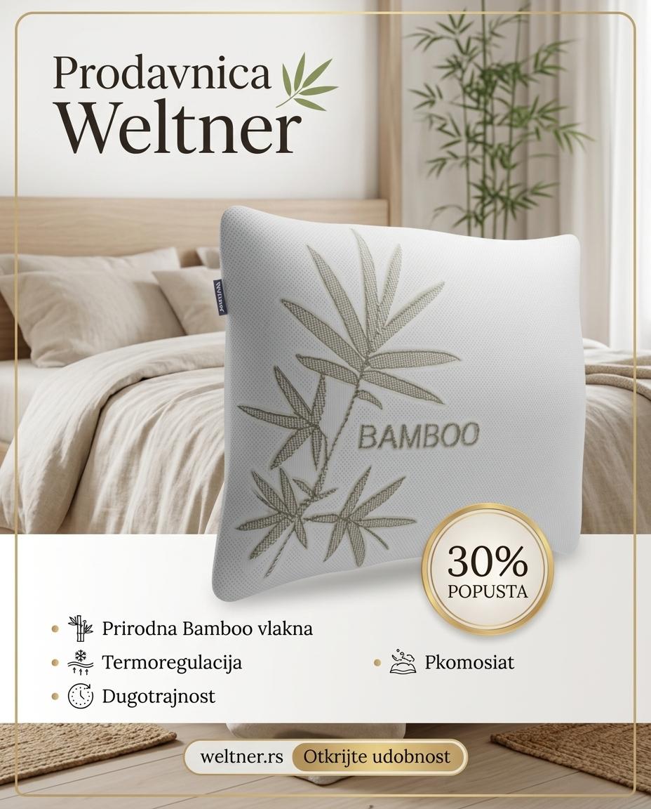 Bamboo Hybrid Jastuk